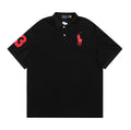 Big Logo Classic Polo Black-Red🐎