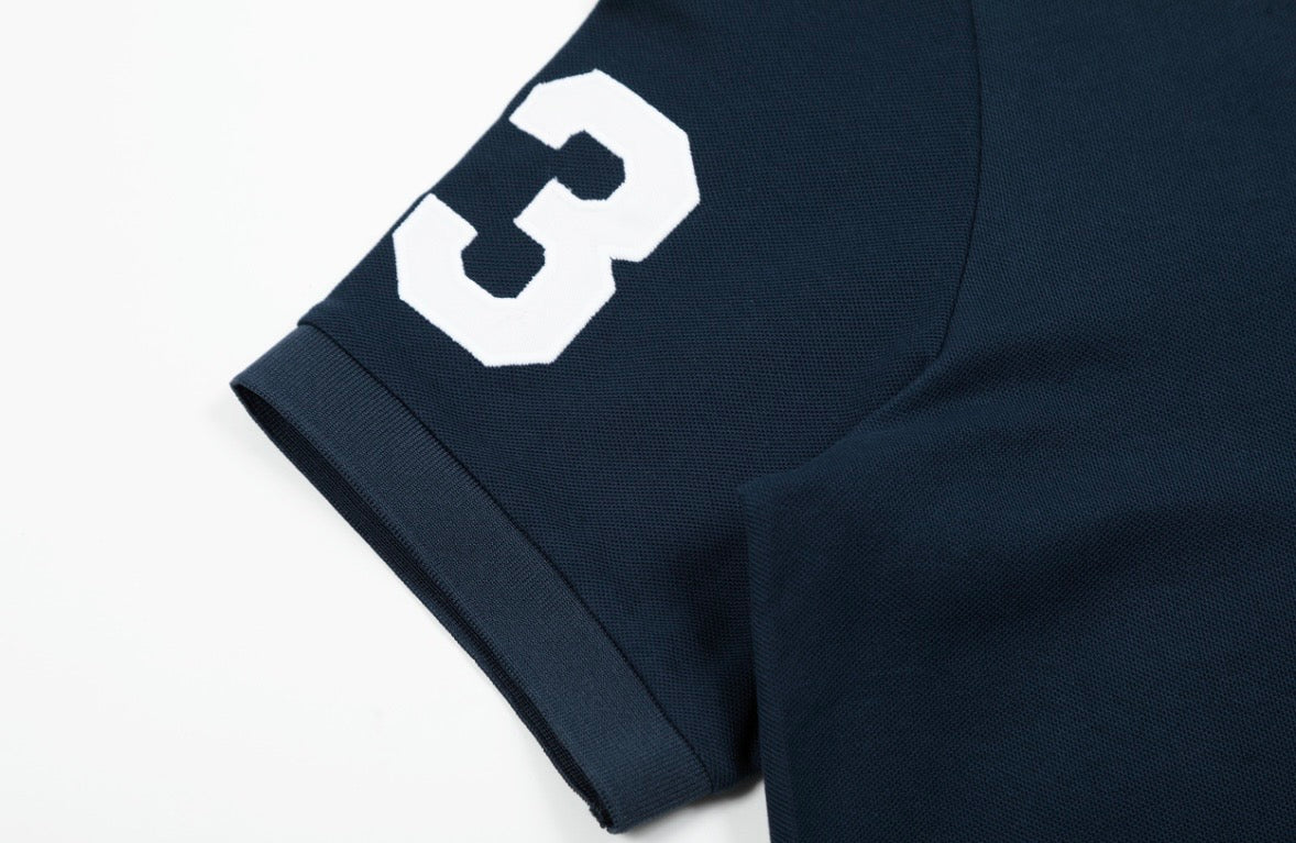 Big Logo Classic Polo Blue Navy🐎