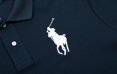 Big Logo Classic Polo Blue Navy🐎