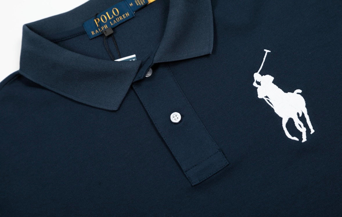 Big Logo Classic Polo Blue Navy🐎