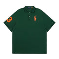 Big Logo Classic Polo Green-Orange🐎